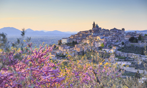 絶景壁紙の旅「イタリア　トレヴィの街とセイヨウハナズオウ」など、「絶景壁紙の旅 春 第2弾」（2枚）、「世界の風景壁紙」（3枚）を公開