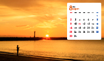  8月のカレンダー壁紙「三重県　豊津浦海岸」など、「8月のカレンダー壁紙」（2枚）、「夏の風景壁紙」（3枚）を公開！