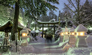 「山形県　上杉雪灯篭まつり」など、冬の風景壁紙を公開！