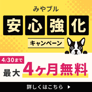 信頼のネット詐欺対策ソフト「みやブル」が今だけ最大4ヵ月無料！