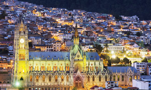 絶景壁紙の旅 冬 第1弾「エクアドル　キト　ヴォト国立大聖堂」の壁紙を公開！